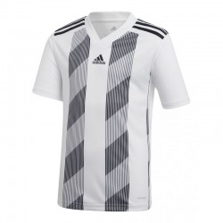 Adidas Striped 19 Jr DU4398 Tee sportiniai marškinėliai (89941)