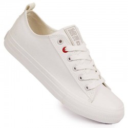 Low-top sneakers Big Star W JJ274001 white žemi kedai (95210)