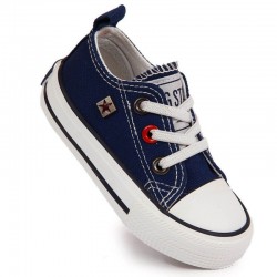 Low-top sneakers Big Star Jr HH374195 navy blue vaikiški kedai (95217)