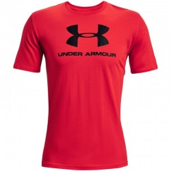 Under Armor Sportstyle Logo SS M 1329 590 601 sportiniai marškinėliai (92995)
