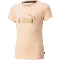 Puma ESS + Logo Tee Jr 587041 91 sportiniai marškinėliai (93047)