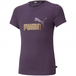 Puma ESS + Logo Tee Jr 587041 96 sportiniai marškinėliai (93048)