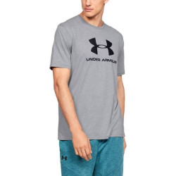 Under Armor Sportstyle Logo SS M 1329590-036 sportiniai marškinėliai (53026)