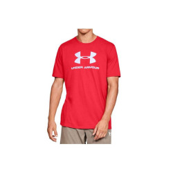 Under Armor Sportstyle Logo Tee M 1329590-600 sportiniai marškinėliai (48983)