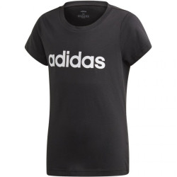 adidas YG E Lin Tee JR EH6173 sportiniai marškinėliai (75124)