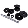 Adjustable dumbbell Body Sculpture 1x10 KG BW 780LX1 aksesuarai (95663)