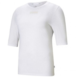 Puma Modern Basics Tee Cloud W 585929 02 sportiniai marškinėliai (89770)