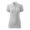 Malfini Cotton polo W MLI-21303 light gray melange sportiniai marškinėliai (194507)