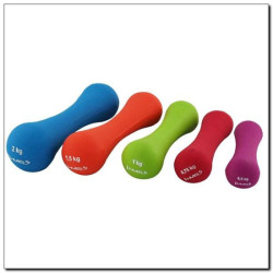 Neoprene-coated cast iron weight 0.75kg 17025 aksesuarai (179669)