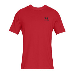 Under Armour Left Chest Logo M 1326799-600 sportiniai marškinėliai (47655)