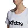 adidas W D2M Logo Tee W DU2080 sportiniai marškinėliai (52062)