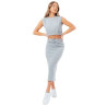 Justhype Sweat Midi Skirt Loungewear Set W LABON007 sportinis kostiumas (96095)
