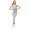 Justhype Sweat Midi Skirt Loungewear Set W LABON007 sportinis kostiumas (96095)