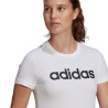 adidas Essentials Linear W GL0768 sportiniai marškinėliai (89599)