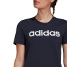 adidas Essentials Slim Logo W H07833 sportiniai marškinėliai (90304)