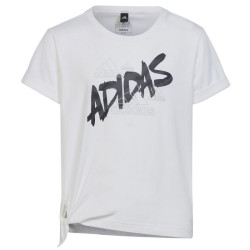 adidas Dance Knotted Tee Jr HR5818 sportiniai marškinėliai (198029)
