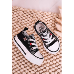 Vaikiški klasikiniai žemi sportbačiai BIG STAR HH374196 Raudoni