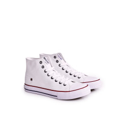 Vyriški klasikiniai aukšti sportbačiai BIG STAR DD174251 balti