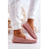 Moteriški batai suede Fuchsia Morreno | Moteriški mokasinai