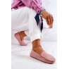 Moteriški batai suede Fuchsia Morreno | Moteriški mokasinai