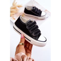 Vaikiški sportbačiai su Velcro Navy Bernie