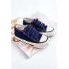 Vaikiški sportbačiai su Velcro Navy Bernie | Kedai vaikams