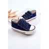 Vaikiški sportbačiai su Velcro Navy Bernie | Kedai vaikams