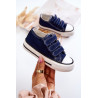 Vaikiški sportbačiai su Velcro Navy Bernie | Kedai vaikams