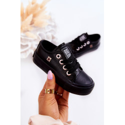 Vaikiški odiniai sportbačiai BIG STAR JJ374311 Juodi