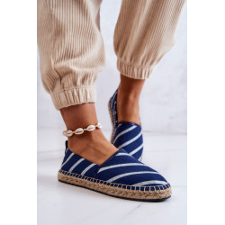 Moteriškos klasikinės espadrilės Big Star JJ274960 Tamsiai mėlynos spalvos
