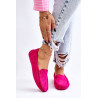 Moteriški batai suede Fuchsia Morreno | Moteriški mokasinai