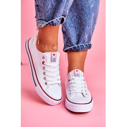 Moteriški klasikiniai sportbačiai juodai balti Ecoma