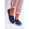 Moteriškos aksominės espadrilės Navy Vulcano | 