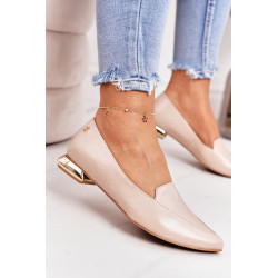 Loafers ant auksinių aukštakulnių Laura Messi 2013 Smėlio spalvos