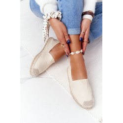 Espadrilės ant pinto pado Big Star HH274501 smėlio spalvos