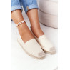 Espadrilės ant pinto pado Big Star HH274501 smėlio spalvos | 