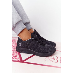 Moteriški sportiniai batai Patogūs putplasčio juodi ilgų atstumų