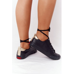 Moteriški odiniai sportbačiai CROSS JEANS HH2R4003C Juodi