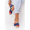 Odiniai sandalai Maciejka 04614-17 Navy-Red | Basutės moterims | jai24.lt