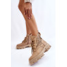 Ažūriniai odiniai batai smėlio spalvos Abilene | Aulinukai moterims | jai24.lt