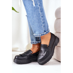 Odiniai loaferiai Big Star II274100 juodi