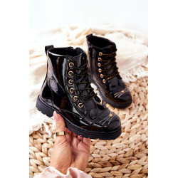 Izoliuoti darbiniai batai su užtrauktuku Black Mousie