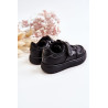 Vaikiški žemi sportiniai batai, juodi frillo | Kedai vaikams