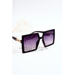 Dideli kvadratiniai akiniai nuo saulės V130043 juodi