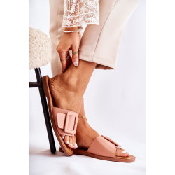 Madingos moteriškos šlepetės Rožinė Sylvia