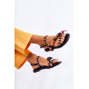Moteriški sandalai su ornamentais Black Mataro | 