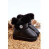 Sniego batai su pamušalu su kailiu Black Bessie | Aulinukai vaikams