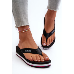 Moteriškos šlepetės ant pleišto Big Star JJ274A333 Balta