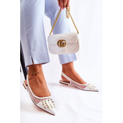 Moteriškos balerinos su smeigėmis Purple Kinley 198450