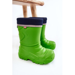 Vaikiški šildomi lietaus batai Befado 162X302 geltoni 198476